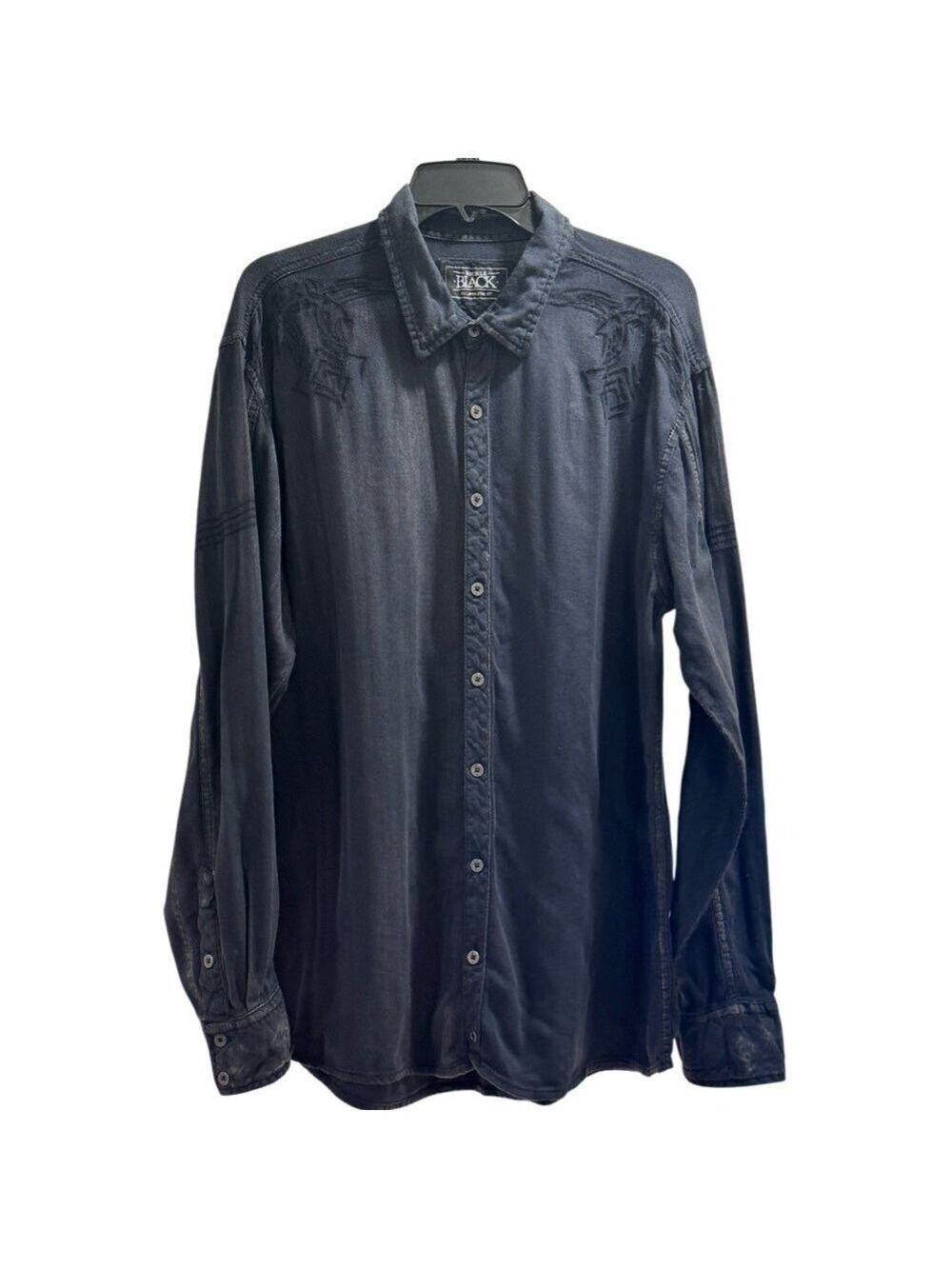 Buckle Black Men's Long Sleeve Shirt XL Athletic Fit - Picture 3 of 9